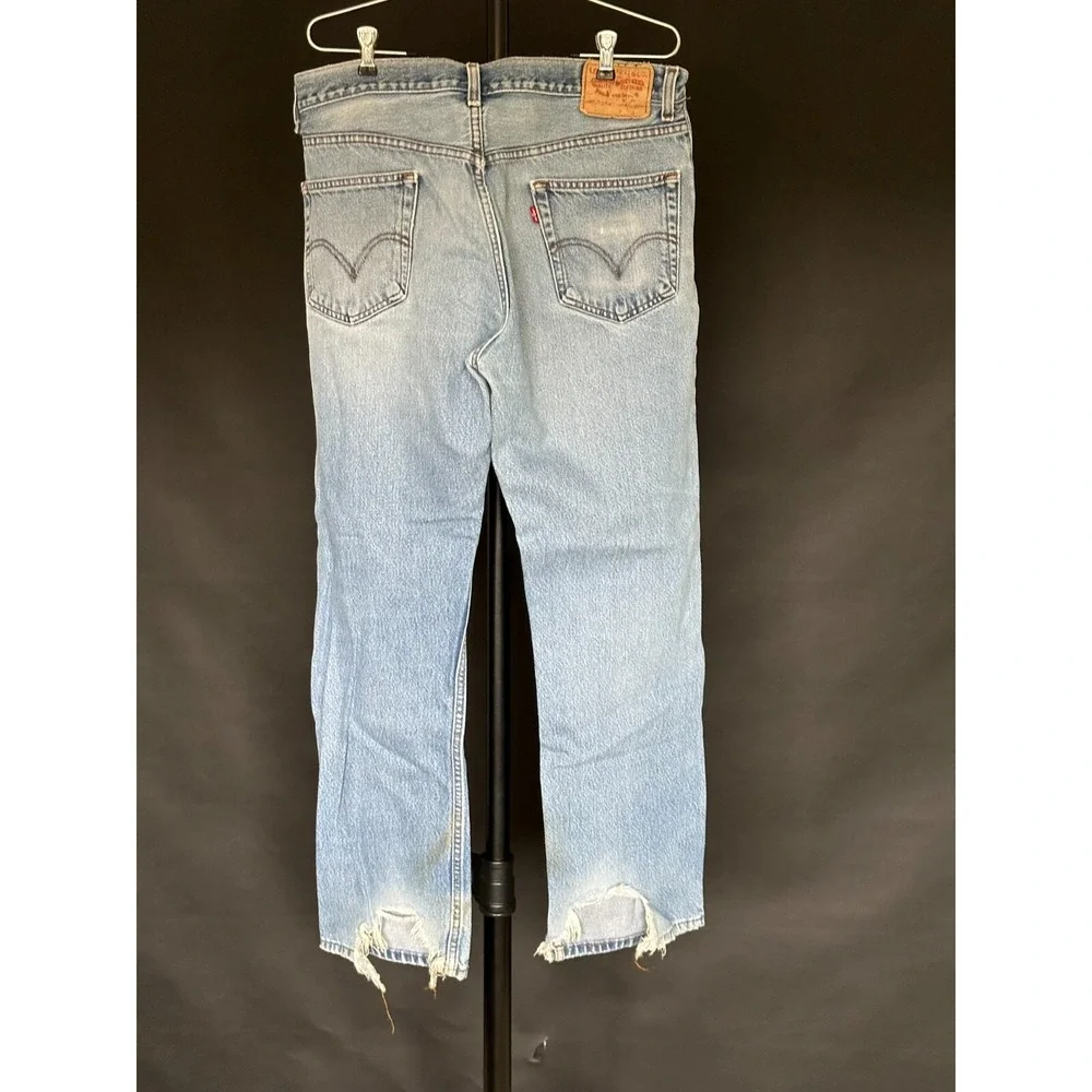 Levi's 505‎ Men Jeans 36/32 Vintage 2000's Distressed *Flaws Red Tab